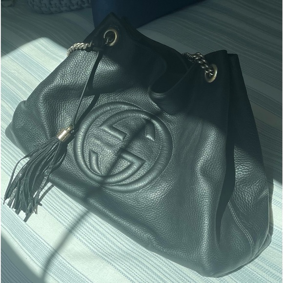 Gucci Soho Tote with Chain/Leather Handle - Picture 1 of 10